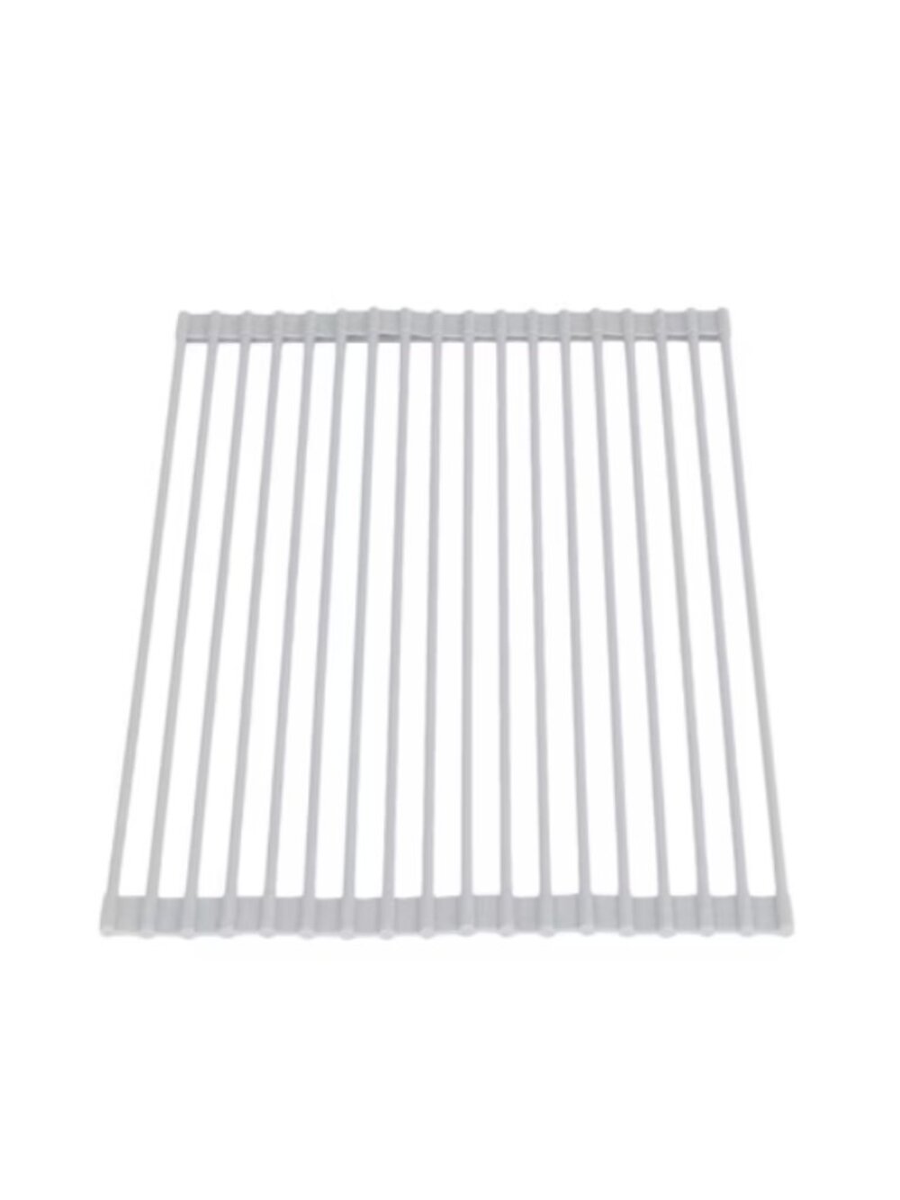 Style Selections Roll Up Dish Rack Stainless Steel Gray 13x20.5
